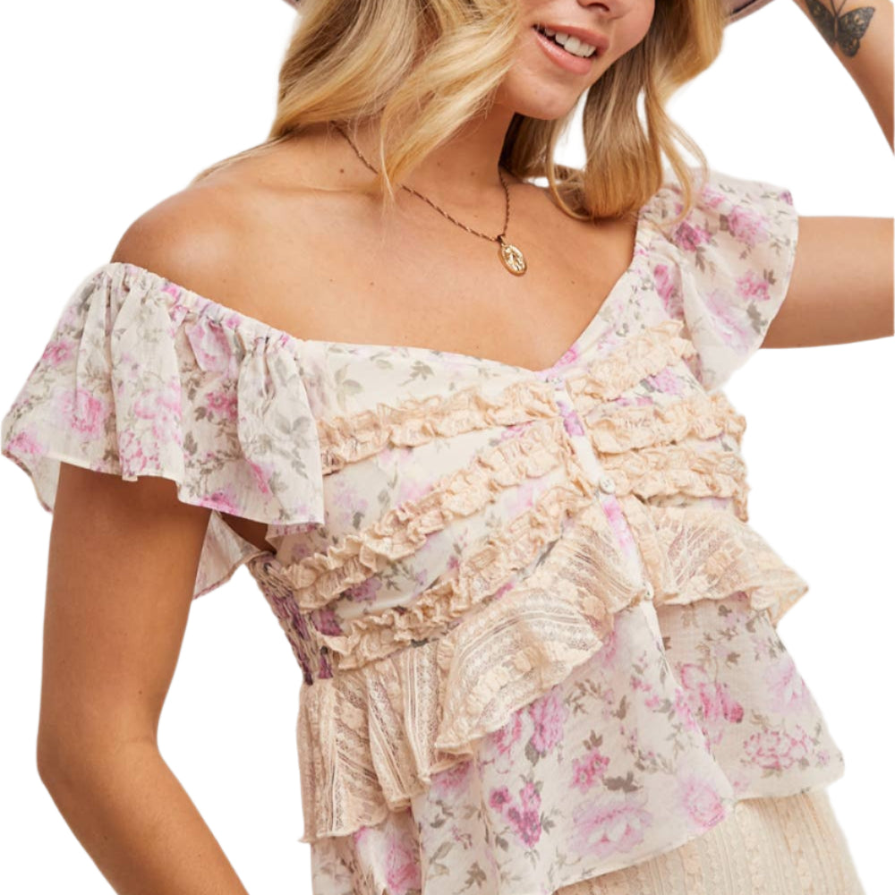 Gabriella Sweetheart Neck Top
