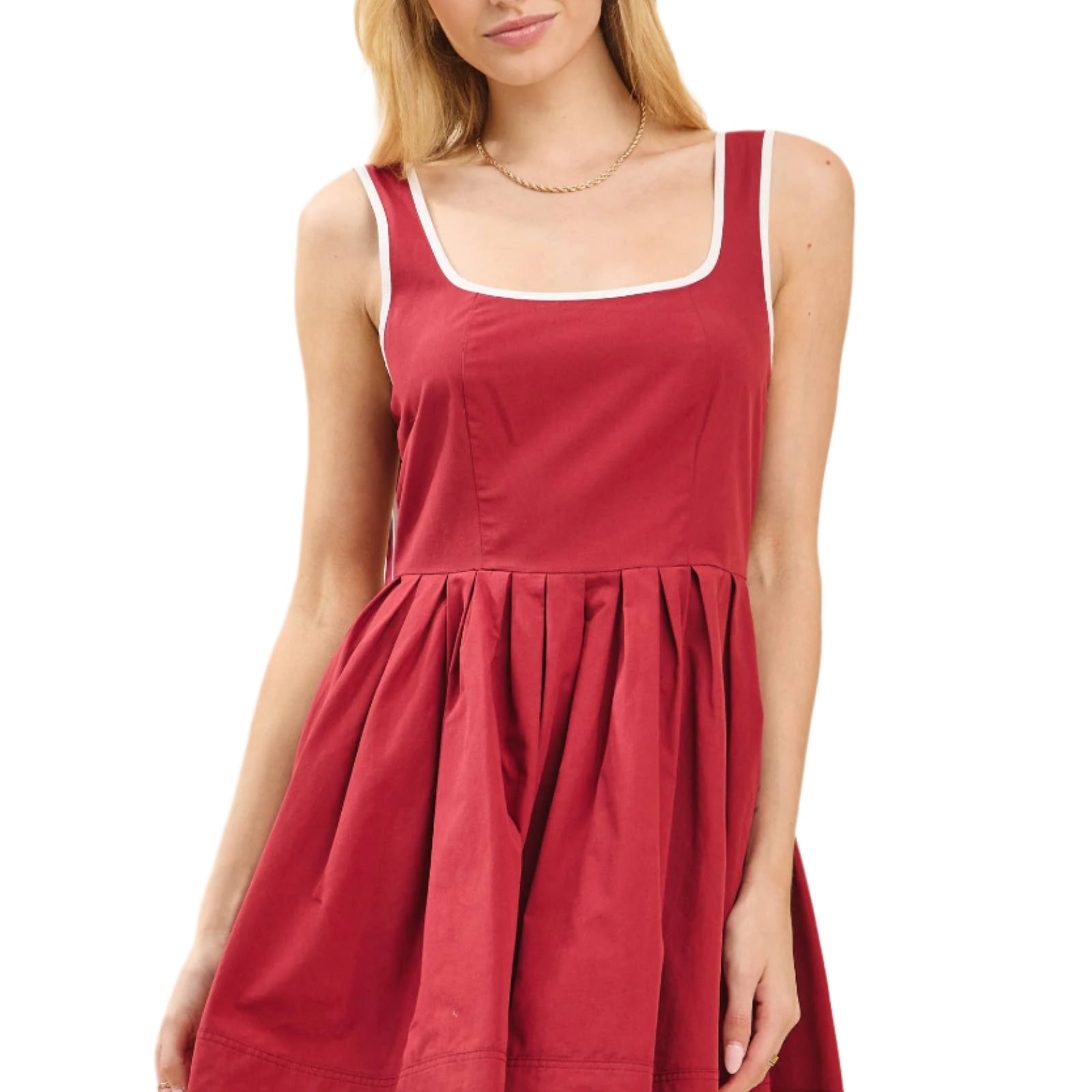 Gameday Ready Dress-Crimson